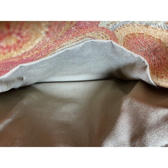 Maruca Spree Bag Jacquard Circle Handmade Orange Abstract Crossbody High Quality - Picture 5 of 9